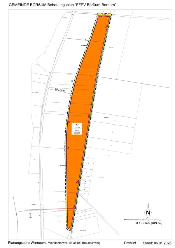 Bild vergr&ouml;&szlig;ern: Gemeinde B&ouml;r&szlig;um B-Plan FFPV B&ouml;r&szlig;um-Bornum