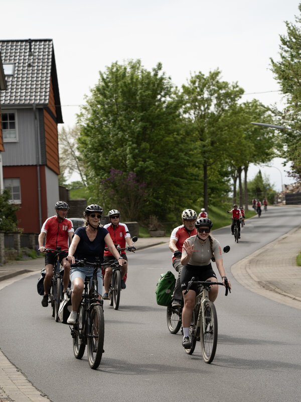 Bild vergr&ouml;&szlig;ern: Foto vom Auftakt zum Stadtradeln