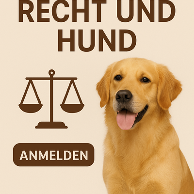 Vortrag Recht und Hund am 30.11.2026