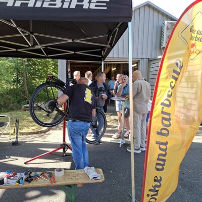 Bild vergr&ouml;&szlig;ern: Ein Fahrrad w�hrend des RadChecks am 09.08.2026